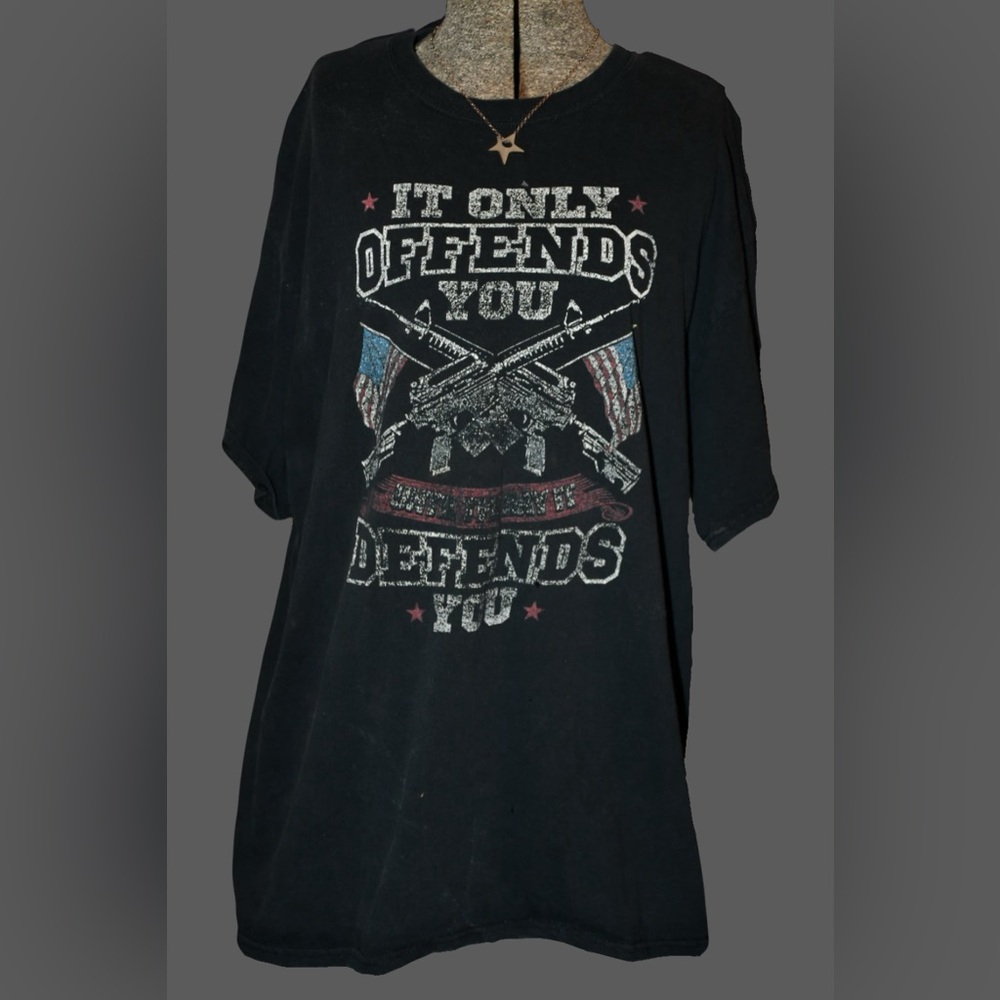 Port and Company Black Graphic Tee